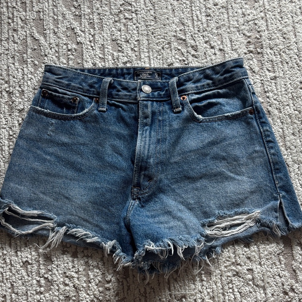 Abercrombie & Fitch High Rise Jean Shorts